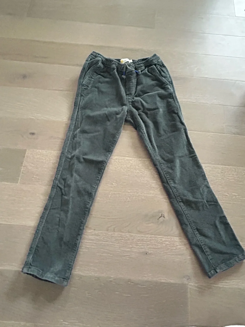 Boden boys corduroy Skinny Jeans in Olive
